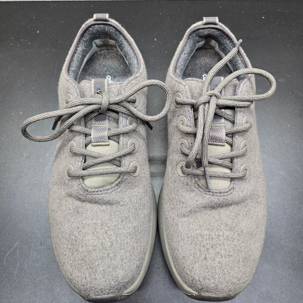 Allbirds Wool Runner Mizzles Mens 9 Grey Waterproof NZ Merino Wool Sneakers
